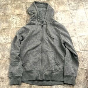 Grey Zip up Hoodie